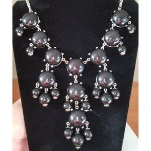 **Huge Sale Bold Chunky Black Statement Necklace**